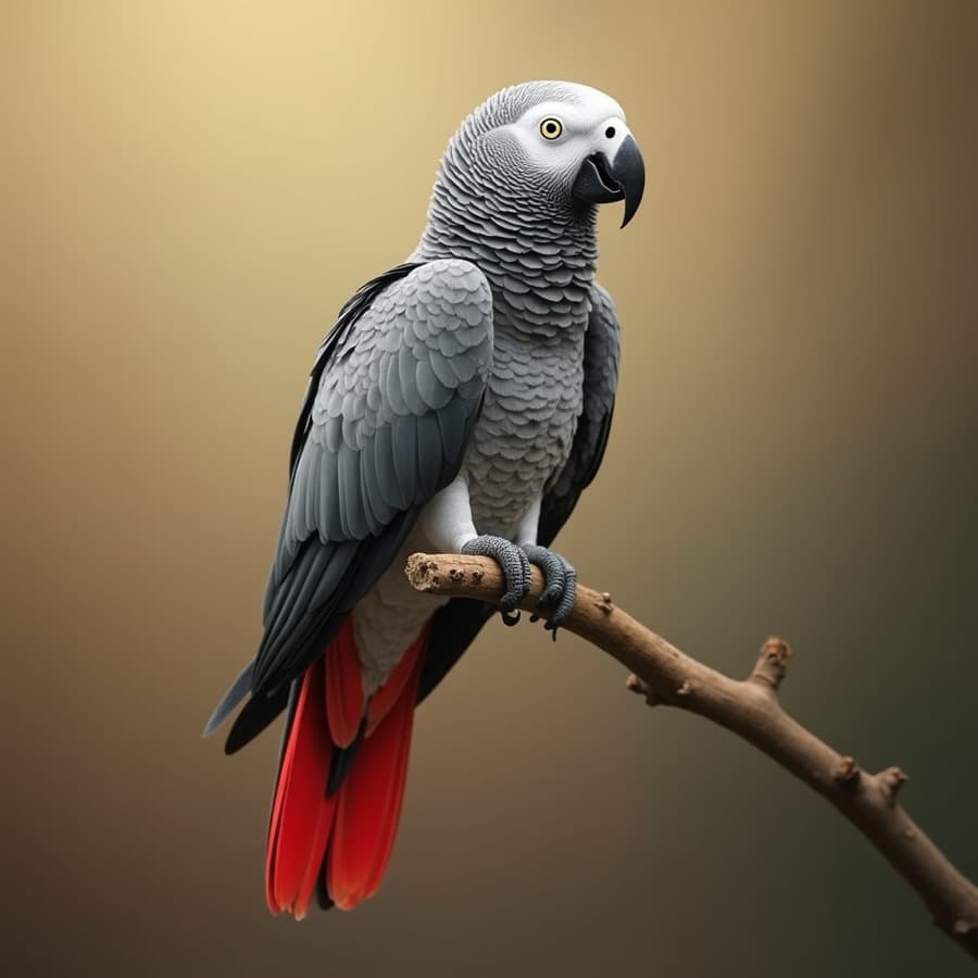 Perroquet gris du Gabon